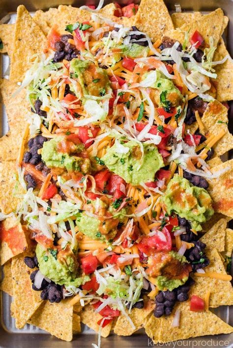 Vegan Nachos with Black Beans - Know Your Produce