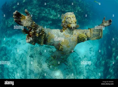 Underwater Jesus Statue Florida Keys