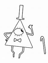 Bill Gravity Falls Coloring Pages sketch template