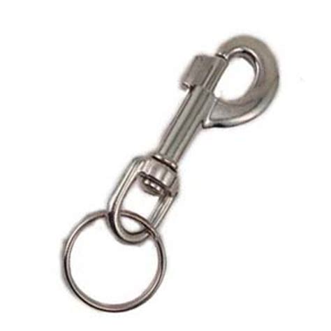 Shop for and Buy Heavy Duty Large Snap Clip Key Ring Nickel Plated at Keyring.com. Large ...