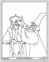Coloring Page Of Merlin The Wizard  Coloring Home sketch template