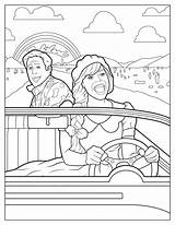 Barbie And Ken In Movie Coloring Page  Home sketch template