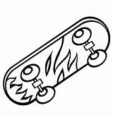 Skateboard Coloring Pages sketch template
