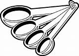 measuring spoons Clipart 2119924 sketch template