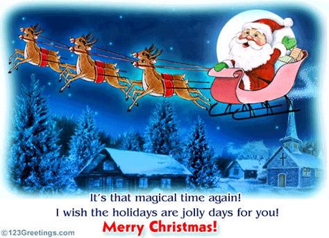 Magical Christmas Eve! Free Christmas Eve eCards, Greeting Cards | 123 ...