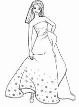 Wedding Dress Coloring Page  Free Printable Pages For Kids sketch template