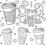Printable Coffee Coloring Pages 2025 sketch template