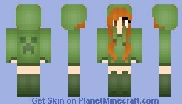 Creeper Girl Minecraft Skin