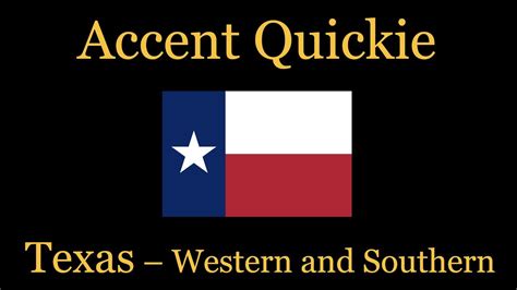 Accent Quickie - American Southern: Texas - YouTube