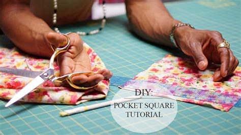 DIY: POCKET SQUARE FOR EASTER - YouTube