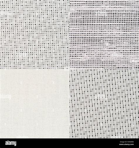 Set of white vinyl samples, texture background Stock Photo - Alamy