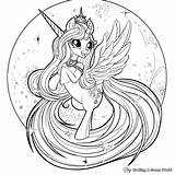 Princess Celestia Coloring Pages  Free & Printable sketch template