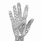 Zentangle Palm Stock Illustrations – 511  sketch template