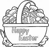 Easter Egg Basket Coloring Pages At GetDrawings  Free Download sketch template