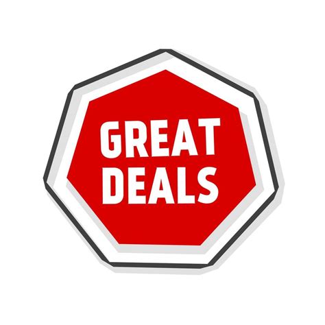 Great deals banner megaphone icon. badge icon. Promotional element ...