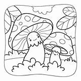 Premium Vector  Mushrooms black And White Coloring Book Or coloring sketch template