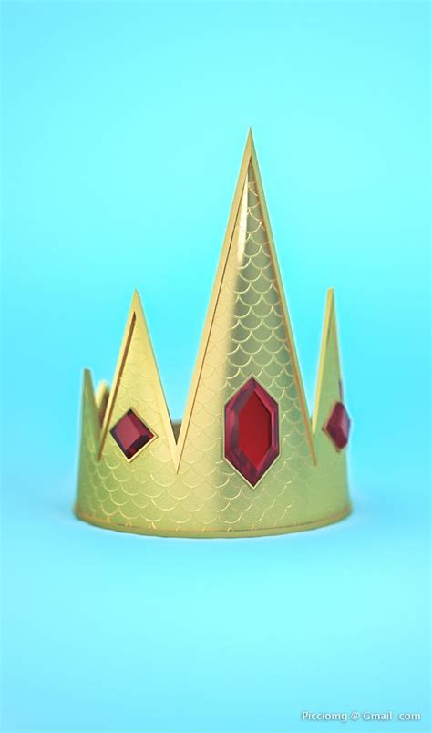 Ice King Crown Costume 3D Printed Crown Adventure Time Fan Art - agrohort.ipb.ac.id