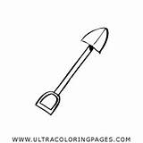 Shovel Coloring Page  Ultra Pages sketch template