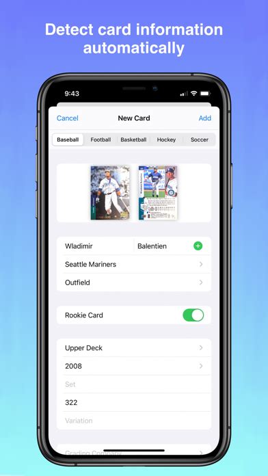 Cardstock: Sports Card Scanner | App Price Drops