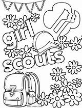 Girl Scout Cookie Coloring Activities Pages sketch template