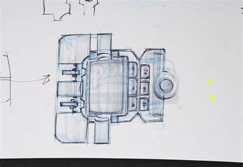 Hand-Drawn Gadget Sketches | Prop Store - Ultimate Movie Collectables