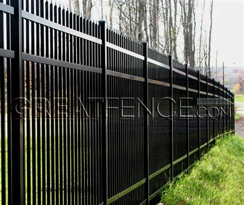 Pin by America's #1 Aluminum Fence an on Industrial Fencing | Aluminum fence, Fence styles, Outdoor