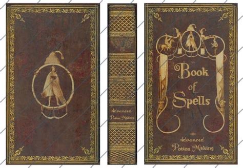 the book of spells is open and closed