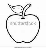 Apple Black And White Coloring Page sketch template