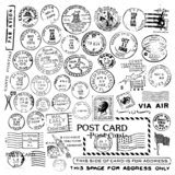 "Air Mail Vintage Stamps" Stock image and royalty-free vector files on ...