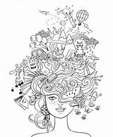 Crazy Mandalas Coloring Pages sketch template