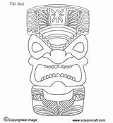 Free Printable Tiki Coloring Pages sketch template
