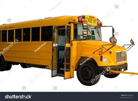 Isolated School Bus On White Background Stock Photo 7036300 | Shutterstock