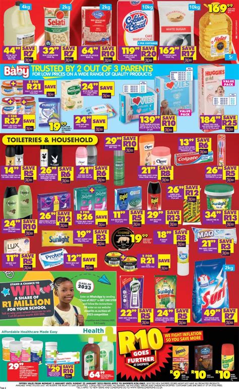 Shoprite Specials 2 Jan 2023 | Shoprite Catalogue | Low Prices