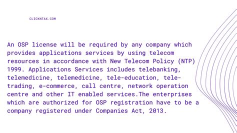 Other service provider (osp) license | PPT