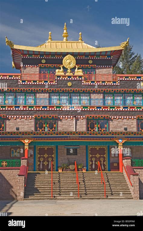 The Temple building, Kagyu Samye Ling Monastery and Tibetan Centre ...