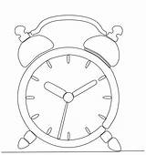 Grandfather Clock Coloring Page sketch template