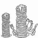 10 Wonderful Pancake Coloring Pages For Your Little Ones sketch template