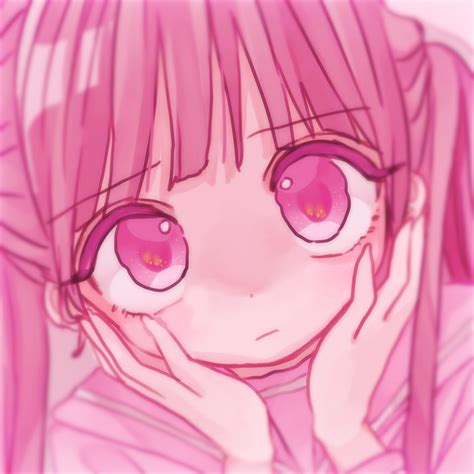 Aesthetic Anime Girl Pfp Pink