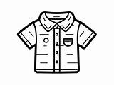 Shirt Coloring Sheet  Page sketch template