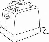 Toaster Coloring Pages sketch template