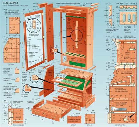 21 Interesting Gun Cabinet and Rack Plans to Securely Store Your Guns