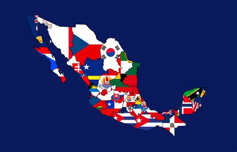Flag map of mexican states with the country closest to it's GDP (PPP) per capita : r/MapPorn