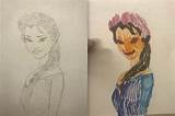  66227 My Friends 4 Yr Old Asked Me For A Drawing Of Elsa From sketch template
