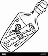 Glass Bottle Coloring Page sketch template