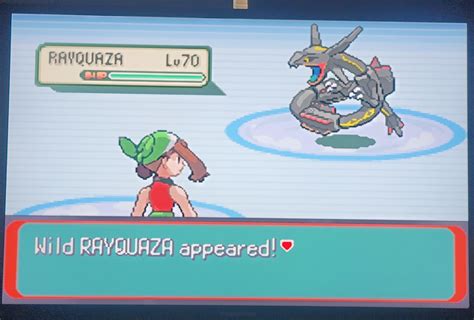 Pokemon Emerald Rayquaza Shiny