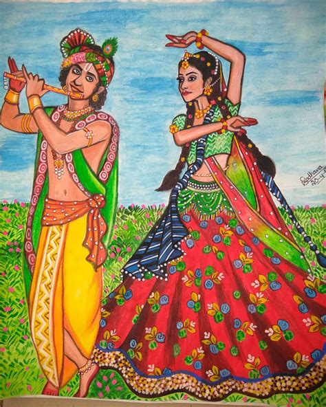 Radha Krishna Drawing - Drawing.rjuuc.edu.np