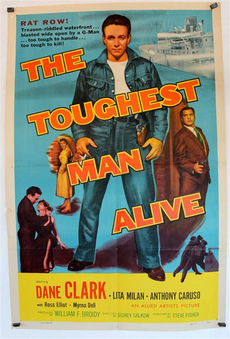 "THE TOUGHEST MAN ALIVE" MOVIE POSTER - "THE TOUGHEST MAN ALIVE" MOVIE POSTER