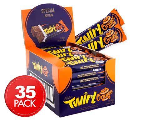 35 x Cadbury Twirl Orange 39g | Mumgo.com.au