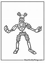 Five Nights At Freddys coloring pages All Characters  Jeromy Hildebrand sketch template