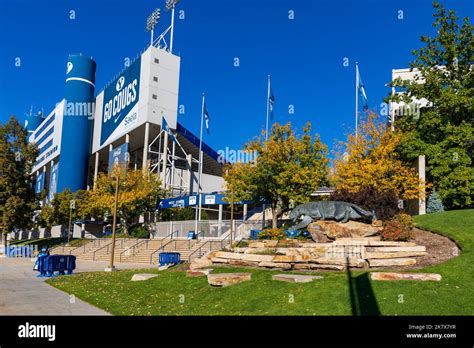 Provo, UT - October 14, 2022: LaVell Edwards Stadium on the campus of ...